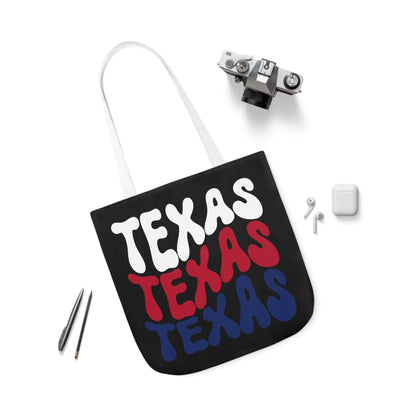 Texas Canvas Tote Bag, 5-Color Straps