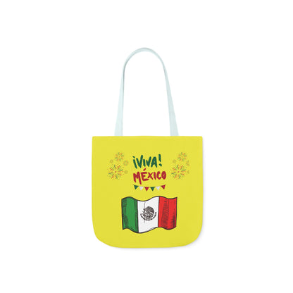 Personalized Mexican Theme Black Canvas Tote Bag