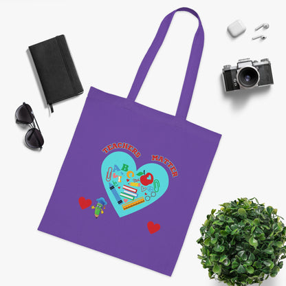 Teacher Tote Bag - Cotton Tote for Teachers