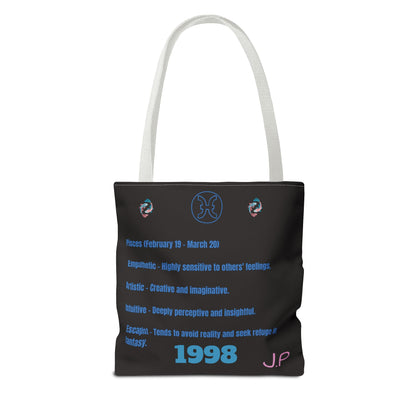 Pisces Vibes Zodiac Tote