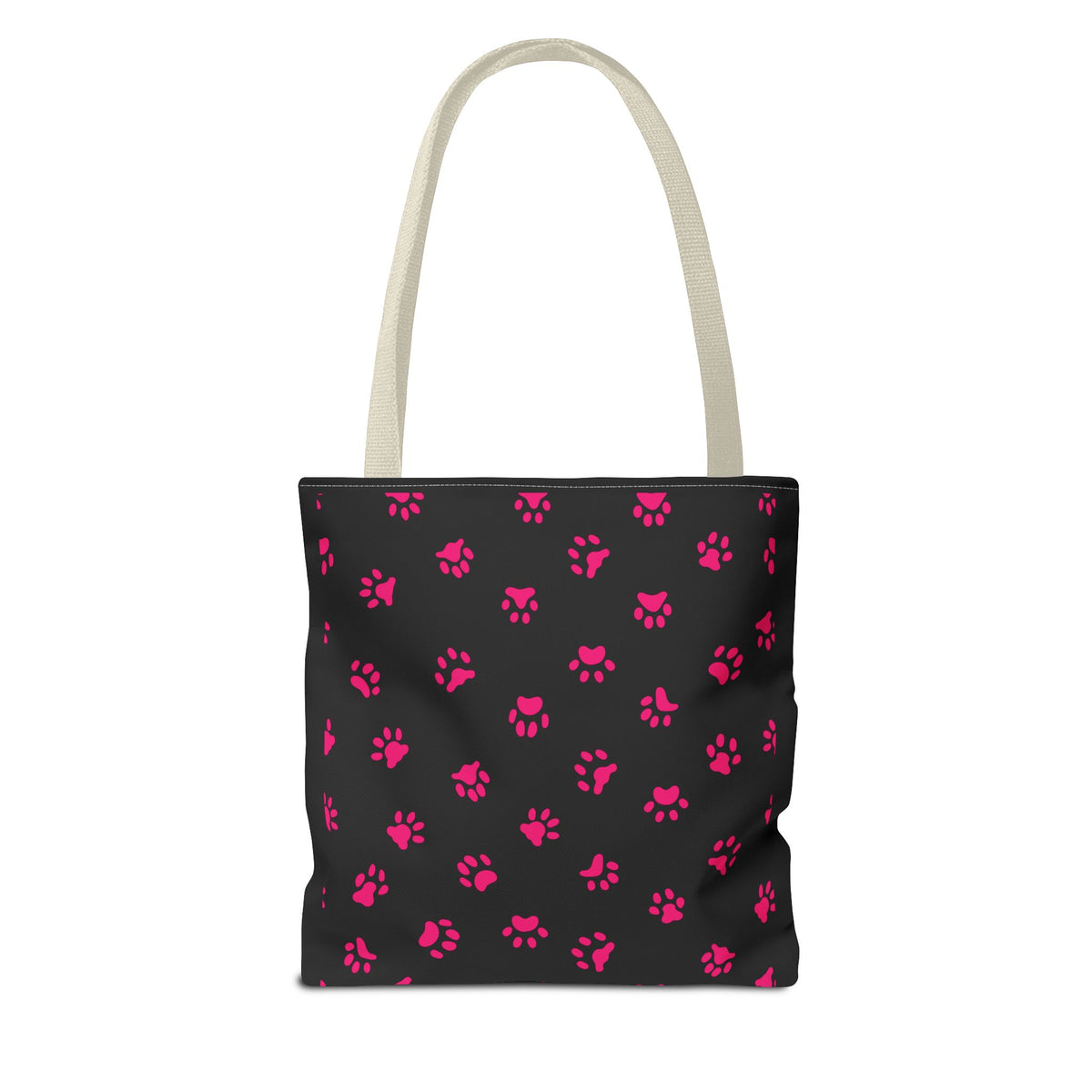 Personalized Cat Lover Canvas Tote Bag — "I  Cat name" Customizable Cat Photo Tote