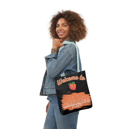 Atlanta Canvas Tote Bag, 5-Color Straps