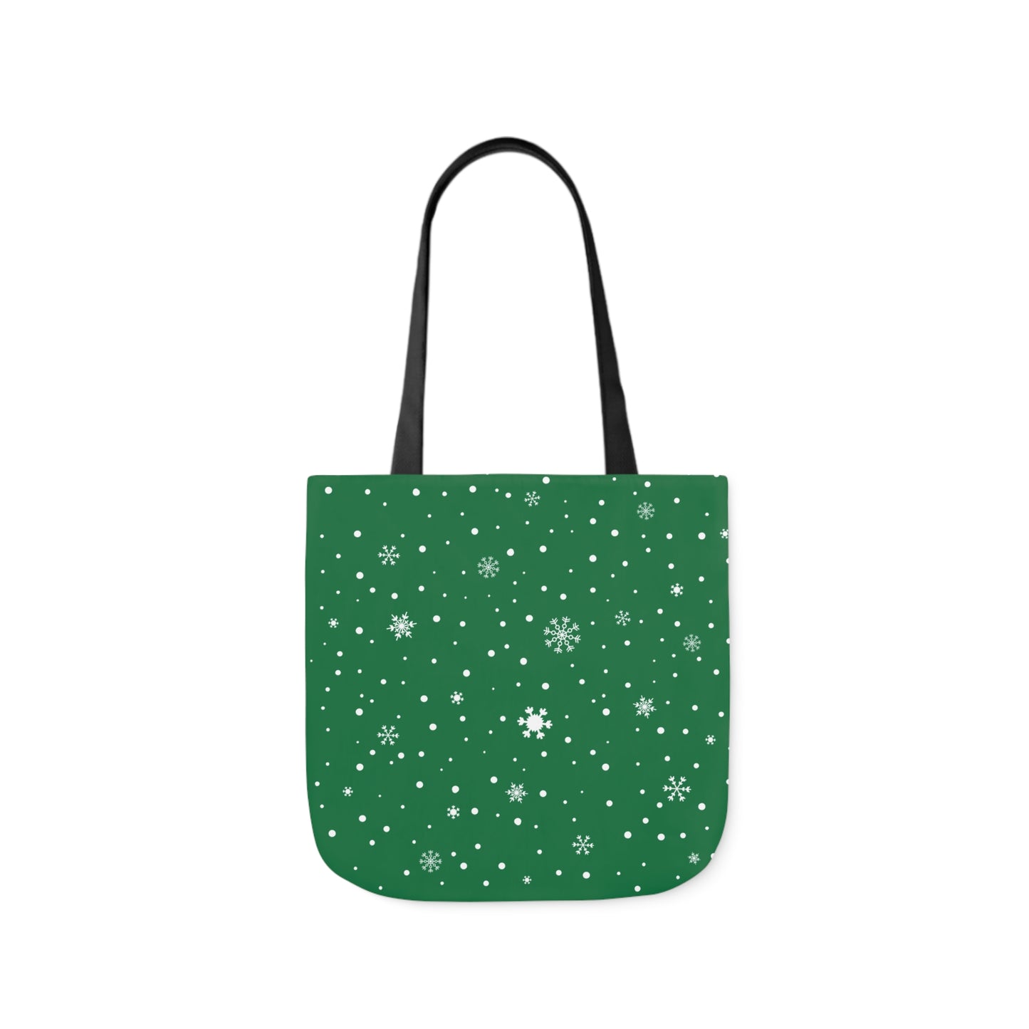 Green Christmas Personalized pet Canvas Tote Bag