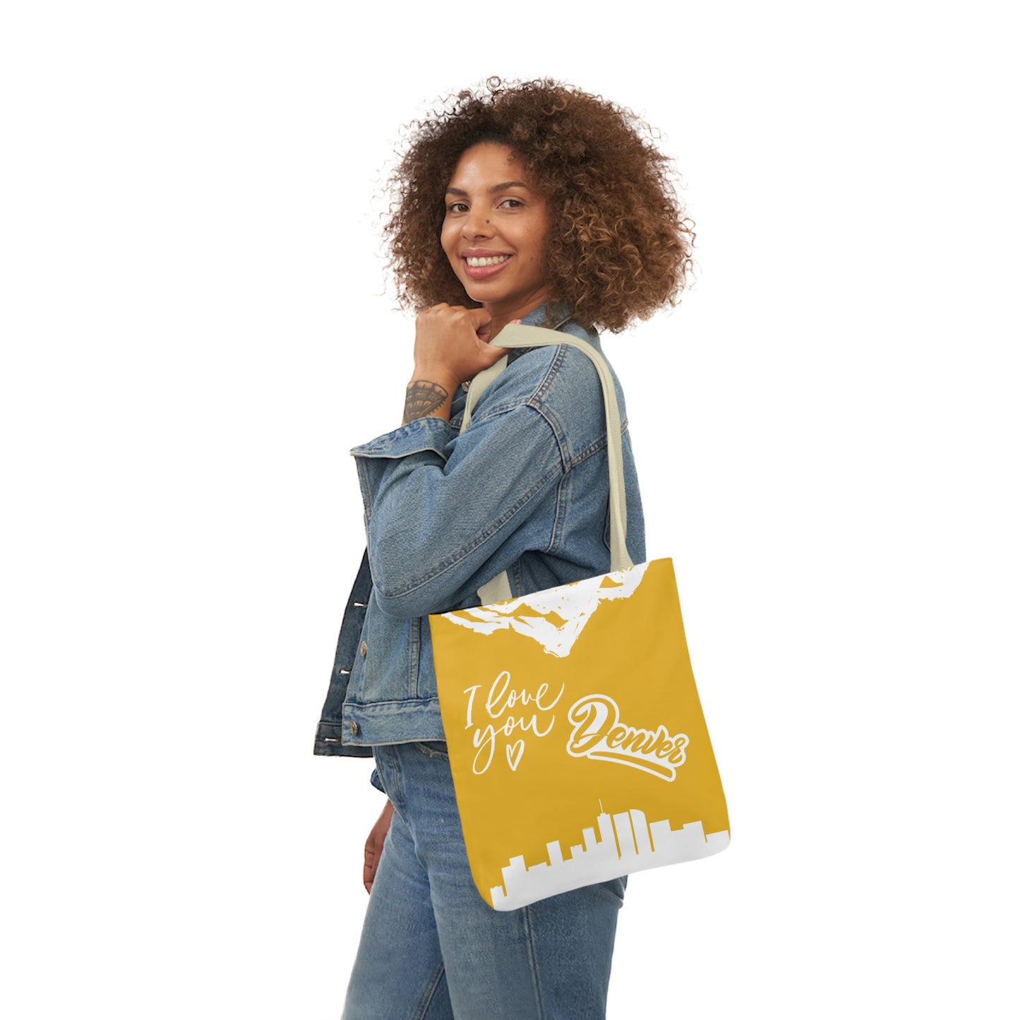 Canvas Tote Bag Denver Colorado Theme