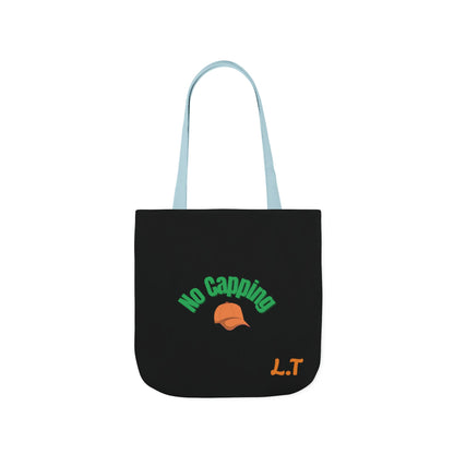 Personalized initial NY Retro Subway Canvas Tote — Colorful Graphic Market Bag