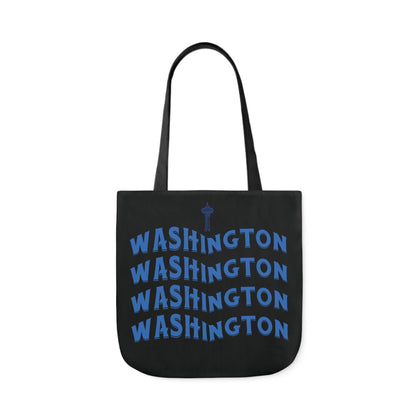 Canvas Tote Bag, Seattle Washington Theme