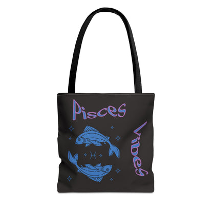 Pisces Vibes Zodiac Tote
