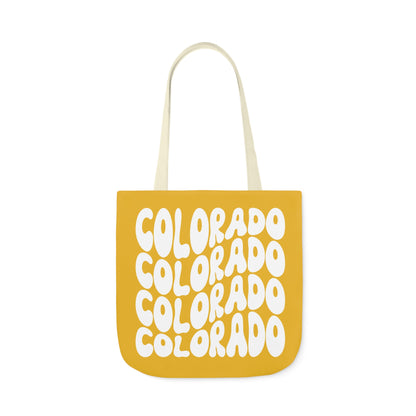 Canvas Tote Bag Denver Colorado Theme