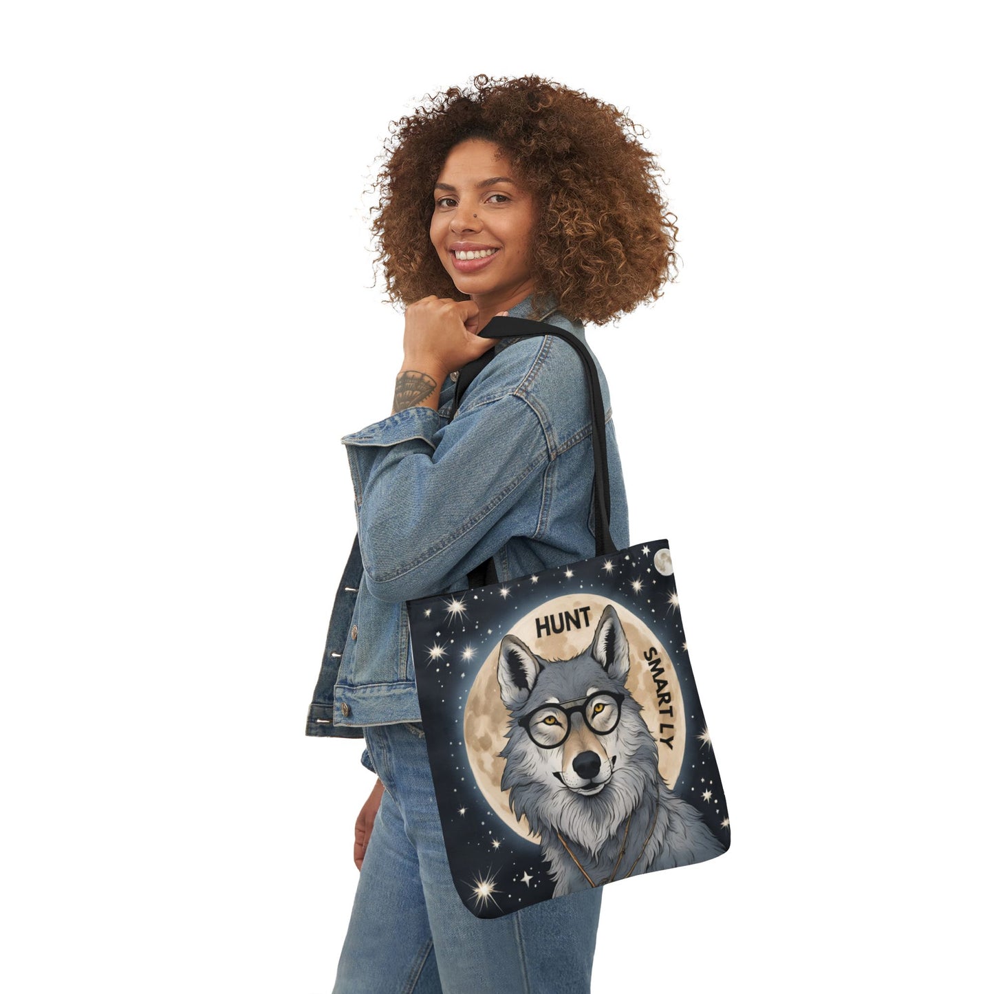 Canvas Tote Bag for Wolf Lovers