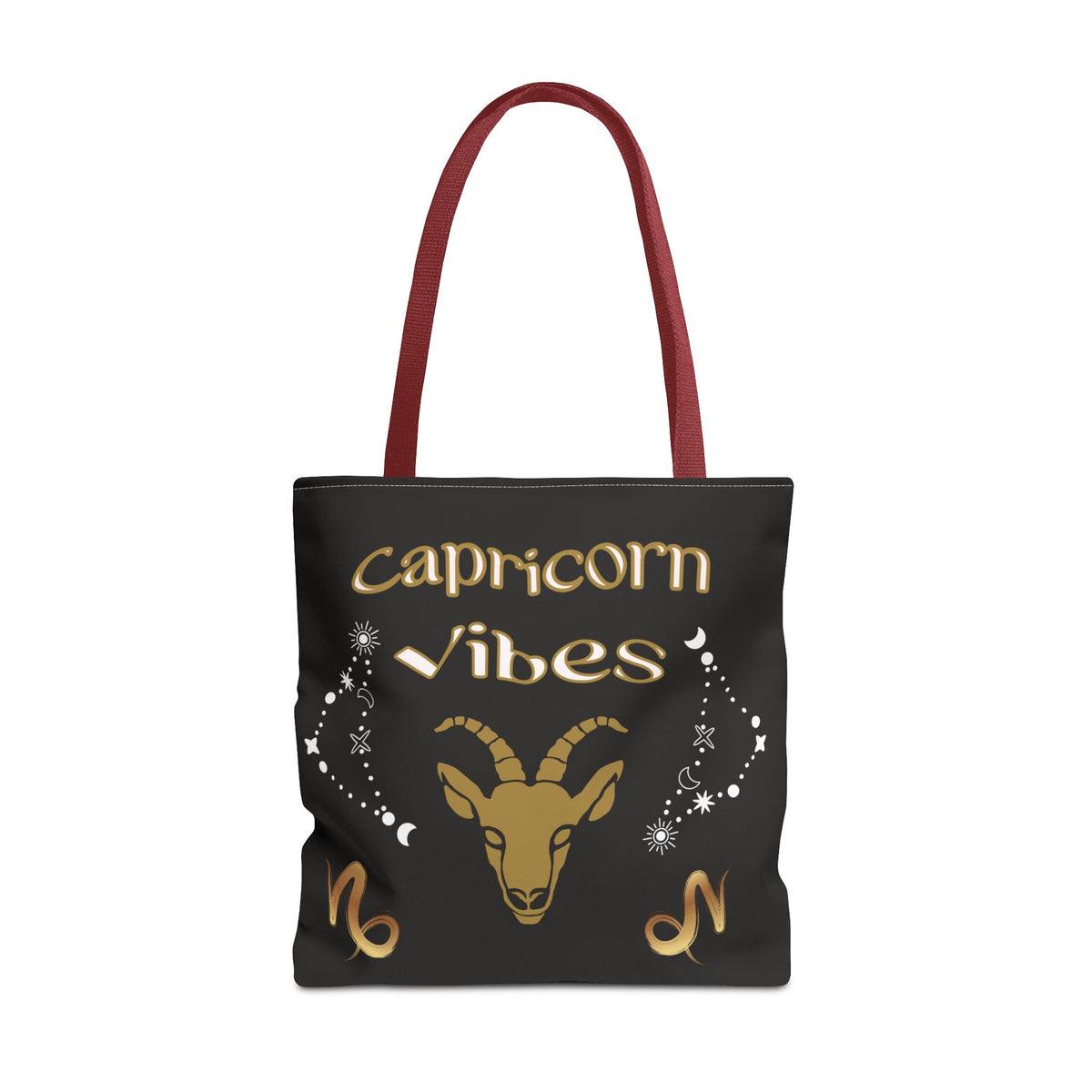 Capricorn Vibes Tote Bag — Zodiac Birthday Gift (December 22–January 19)