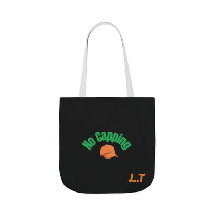 Personalized initial NY Retro Subway Canvas Tote — Colorful Graphic Market Bag