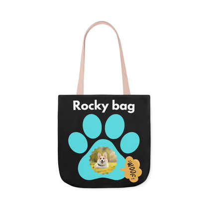 Personalized Dog Canvas Tote Bag