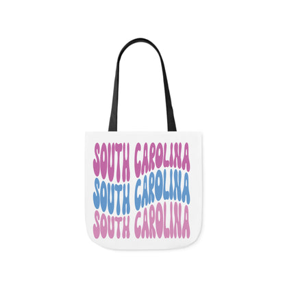 South Carolina Canvas Tote Bag, 5-Color Straps