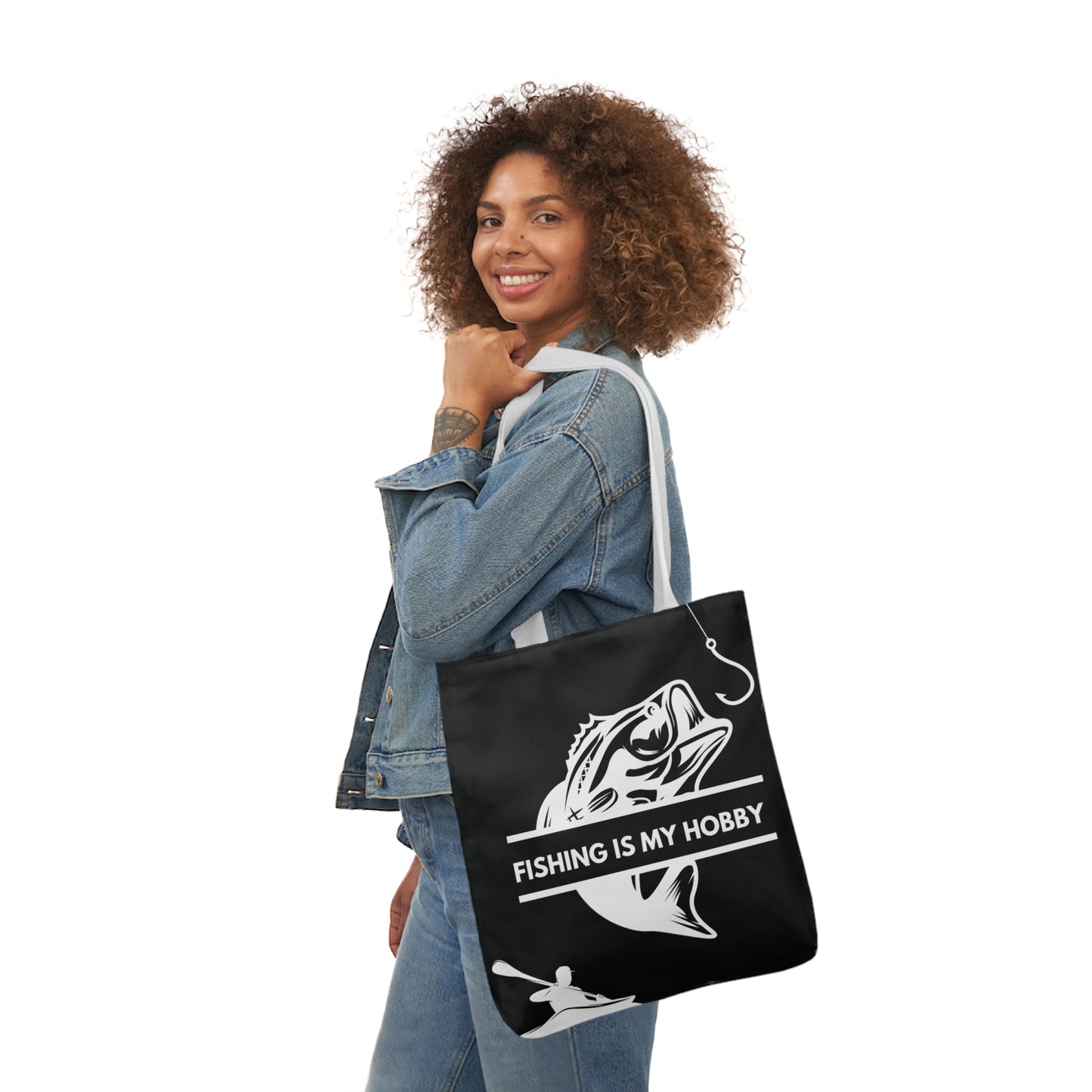 Fishing Canvas Tote Bag