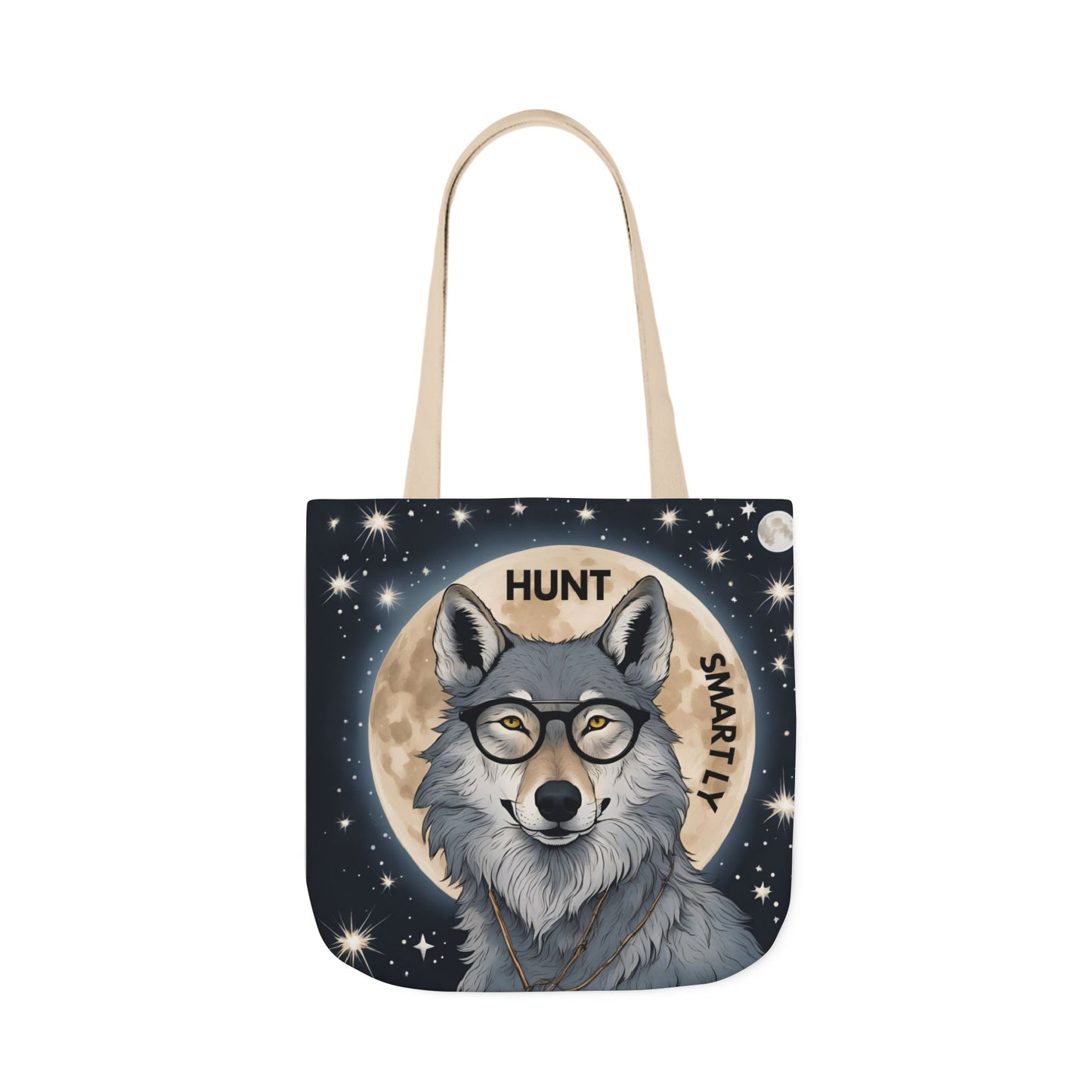 Canvas Tote Bag for Wolf Lovers