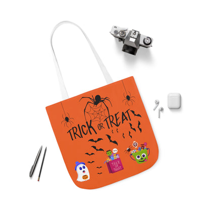 Holloween Canvas Tote Bag, 5-Color Straps