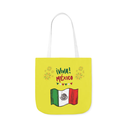 Personalized Mexican Theme Black Canvas Tote Bag